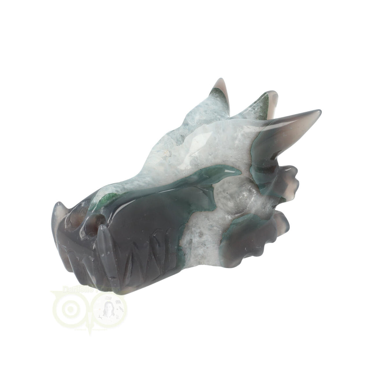 Agate Geode Dragon Skull 234 grams