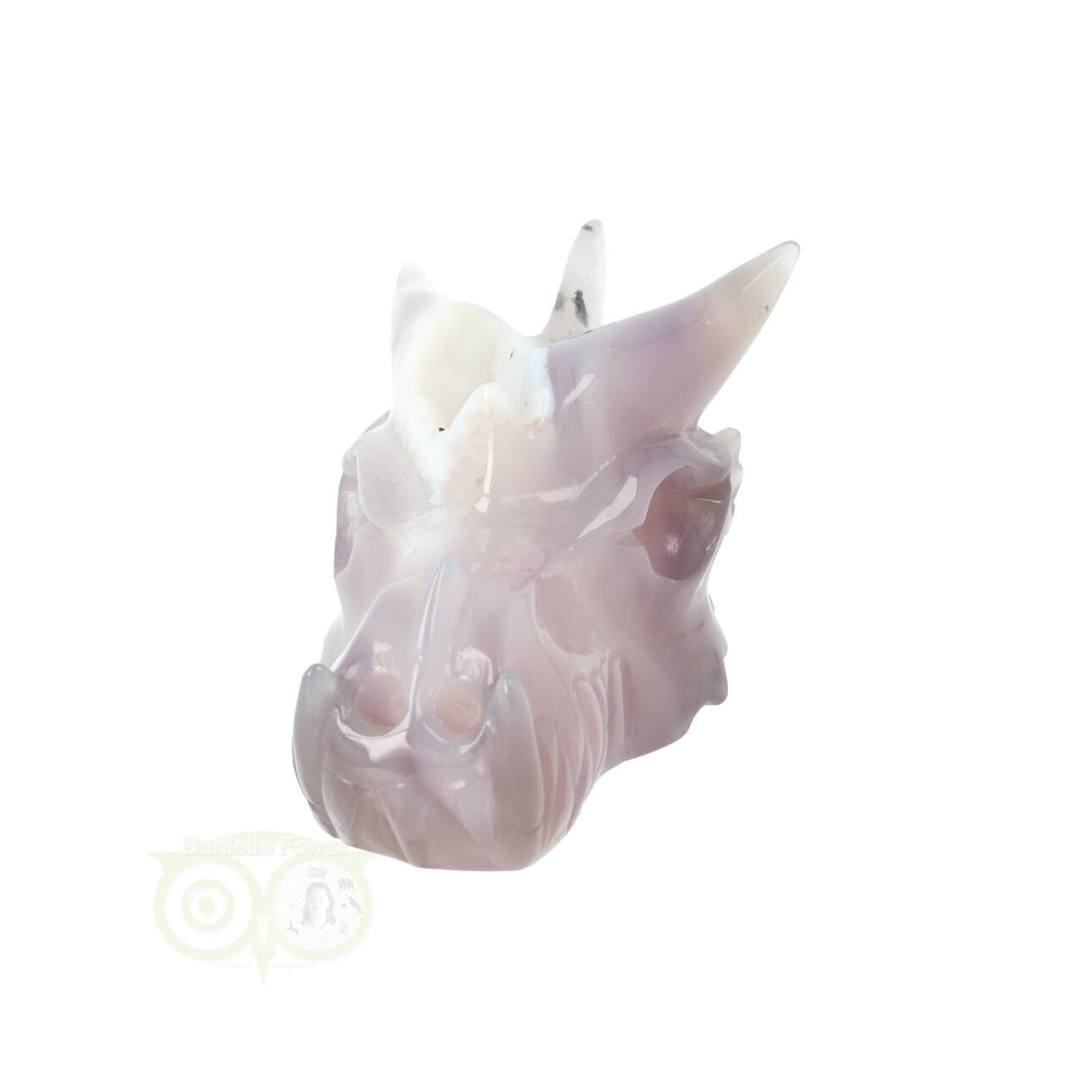 Agaat Geode Drakenschedel 311 gram