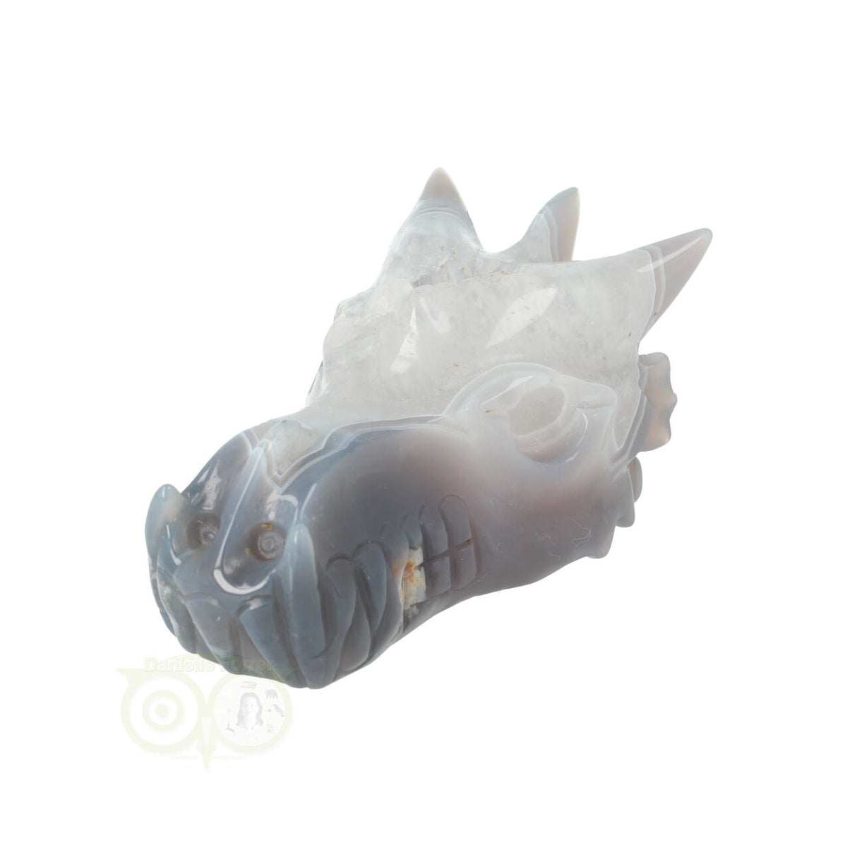 Agaat Geode Drakenschedel 357 gram