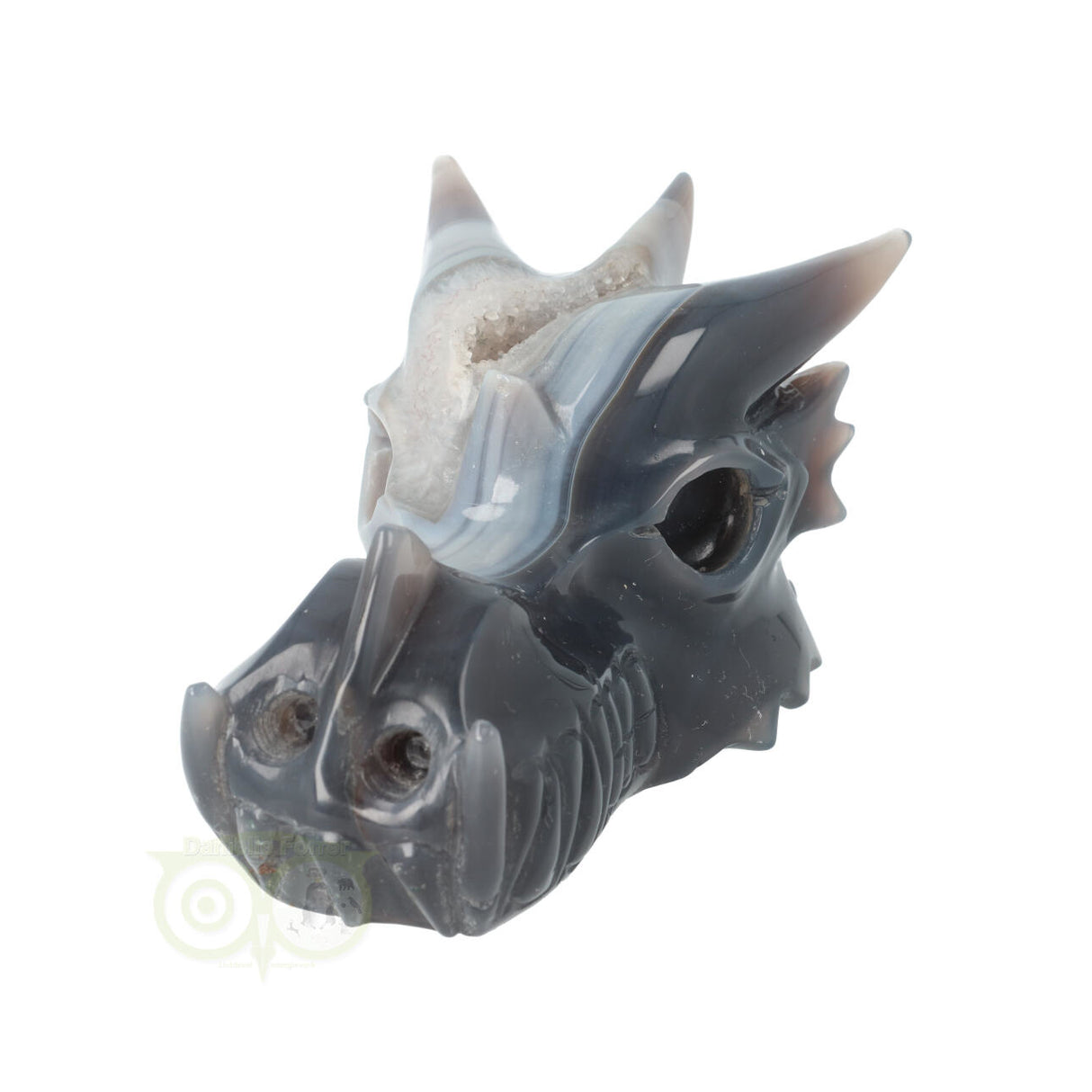 Agate Dragon Skull 822 grams