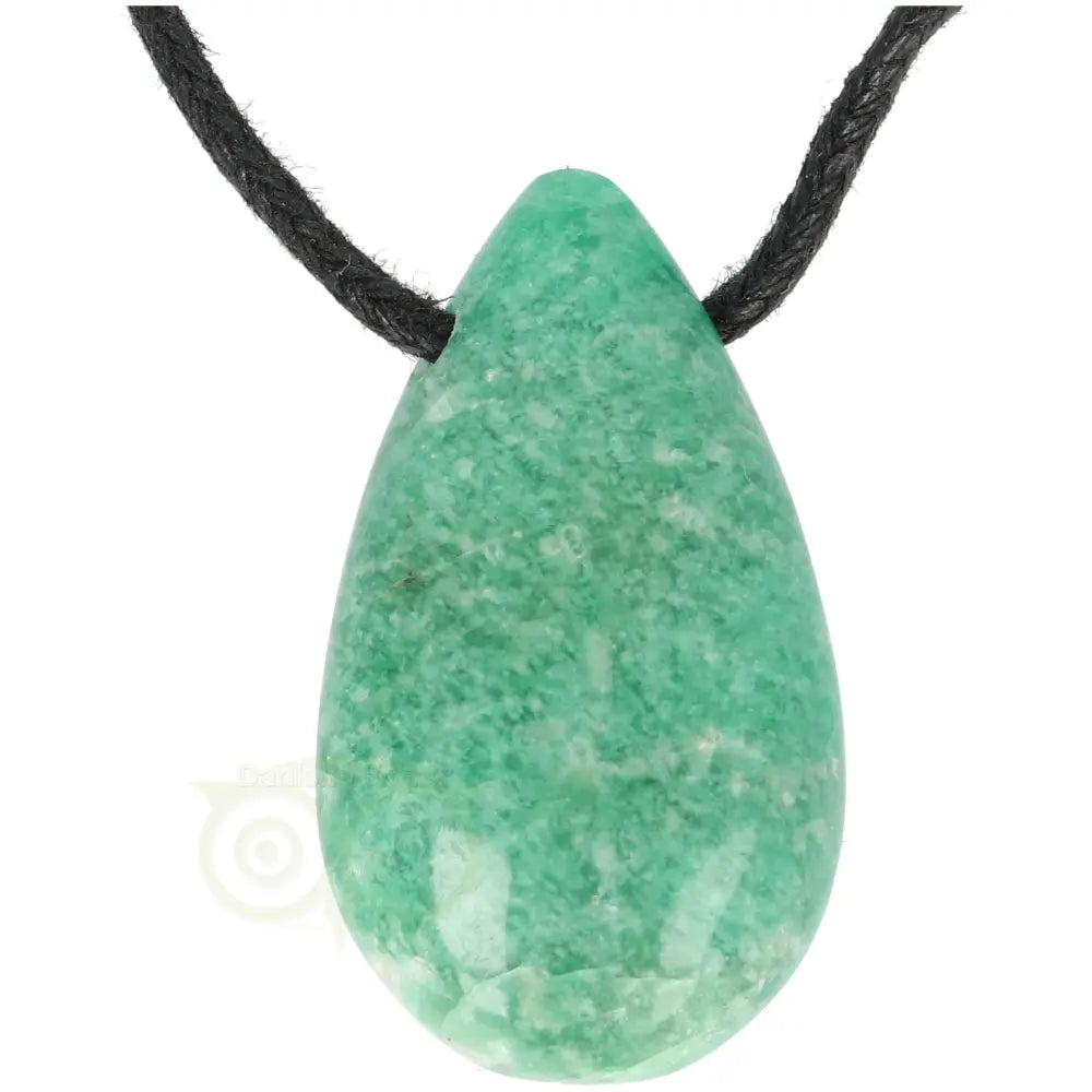 Amazoniet druppel edelsteen hanger Nr 16