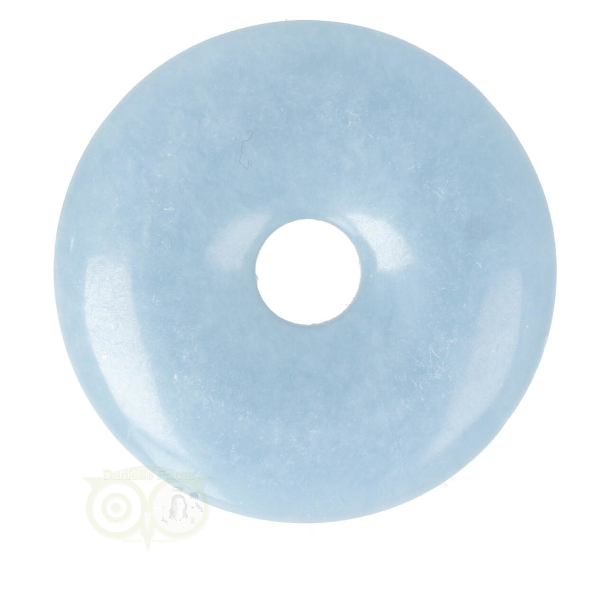 Angelit (Anhydrit) Donut Nr. 15 - Ø 4cm