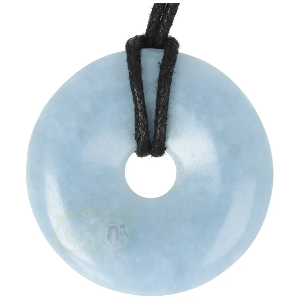 Angelite (Anhydrite) Donut No. 21 - Ø 4cm