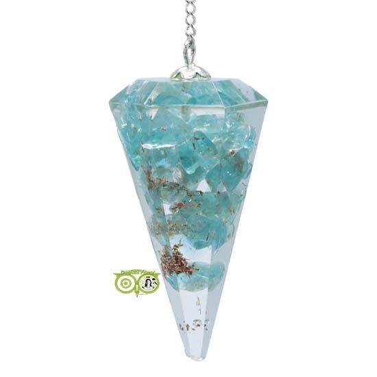Orgon Pendel Apatit - Facettenschliff