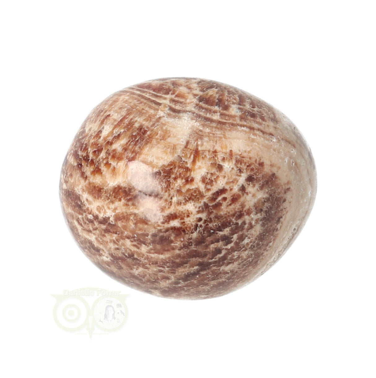 Aragonite tumbled stone No. 17