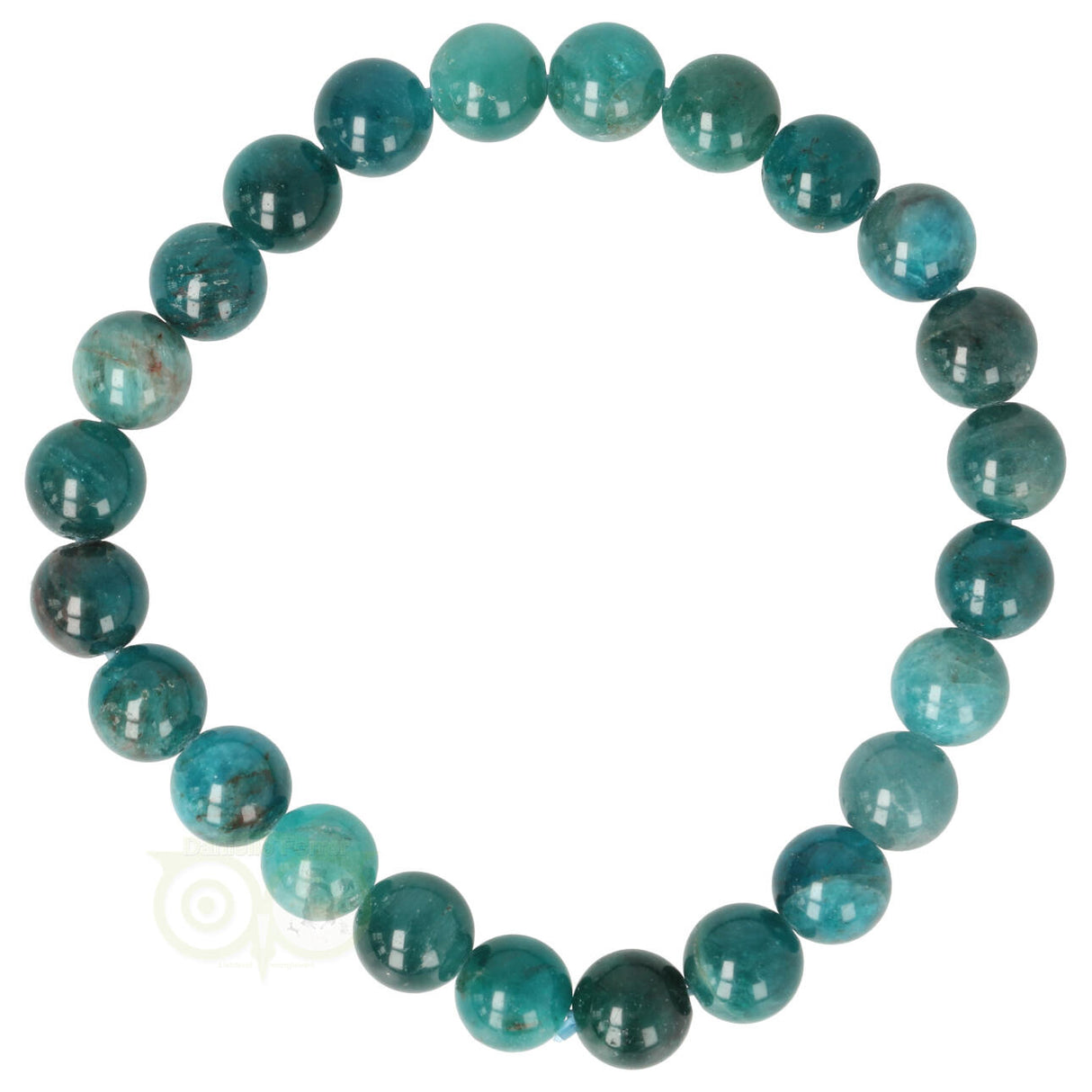 Blauwe Apatiet armband 8 mm