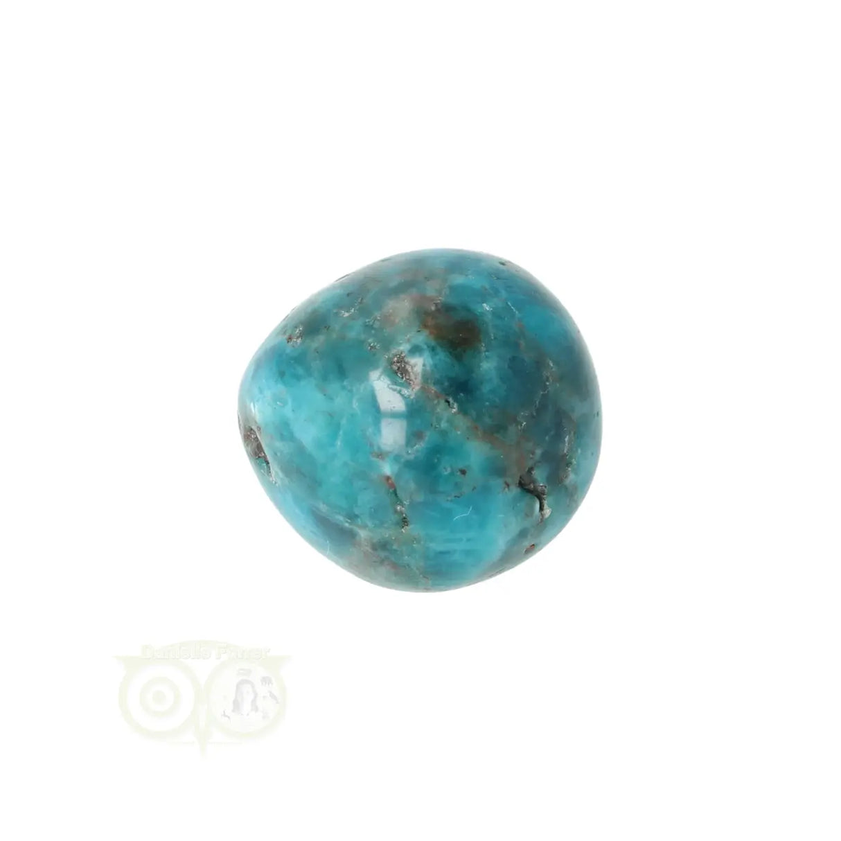 Blue Apatite tumbled stone No. 15