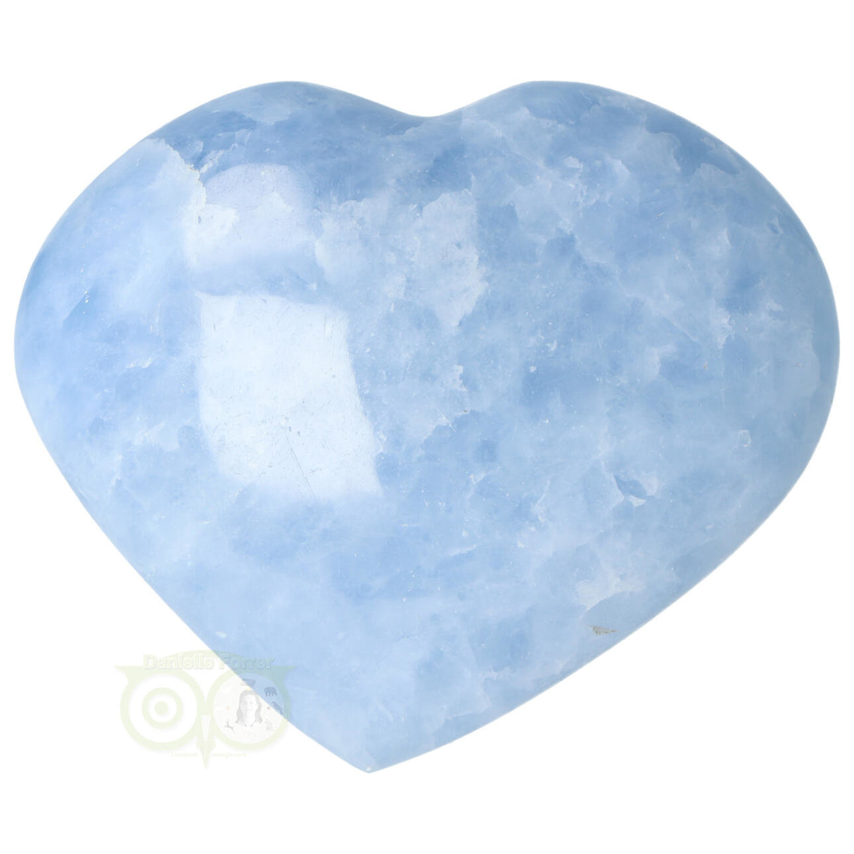 Blue Calcite heart No. 31