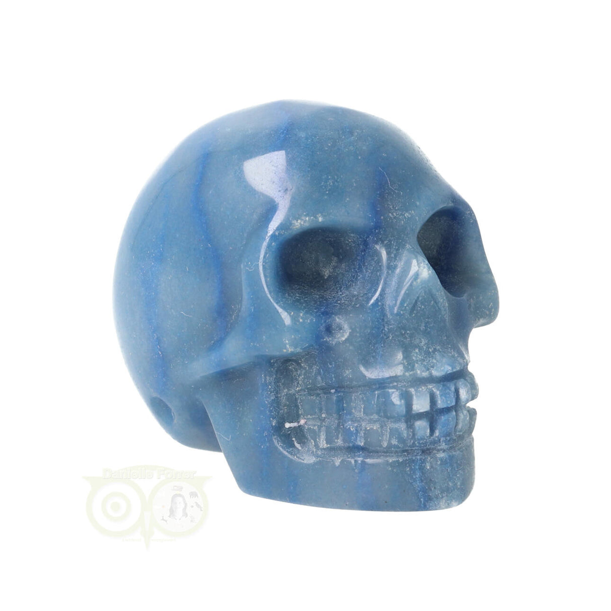 Blue Quartz Skull No. 18