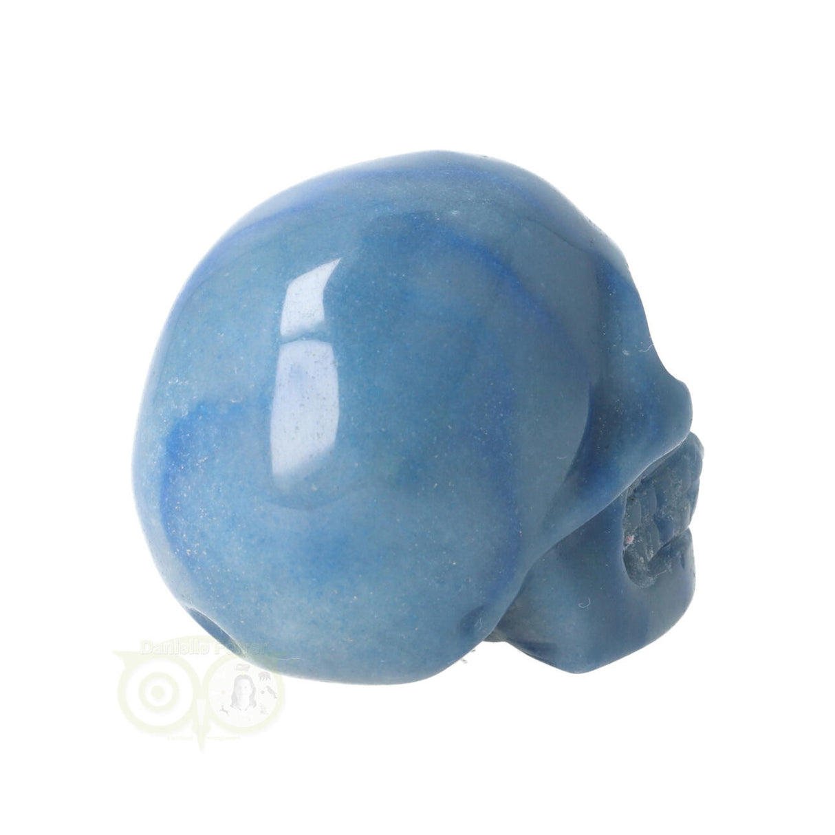 Blue Quartz Skull No. 18