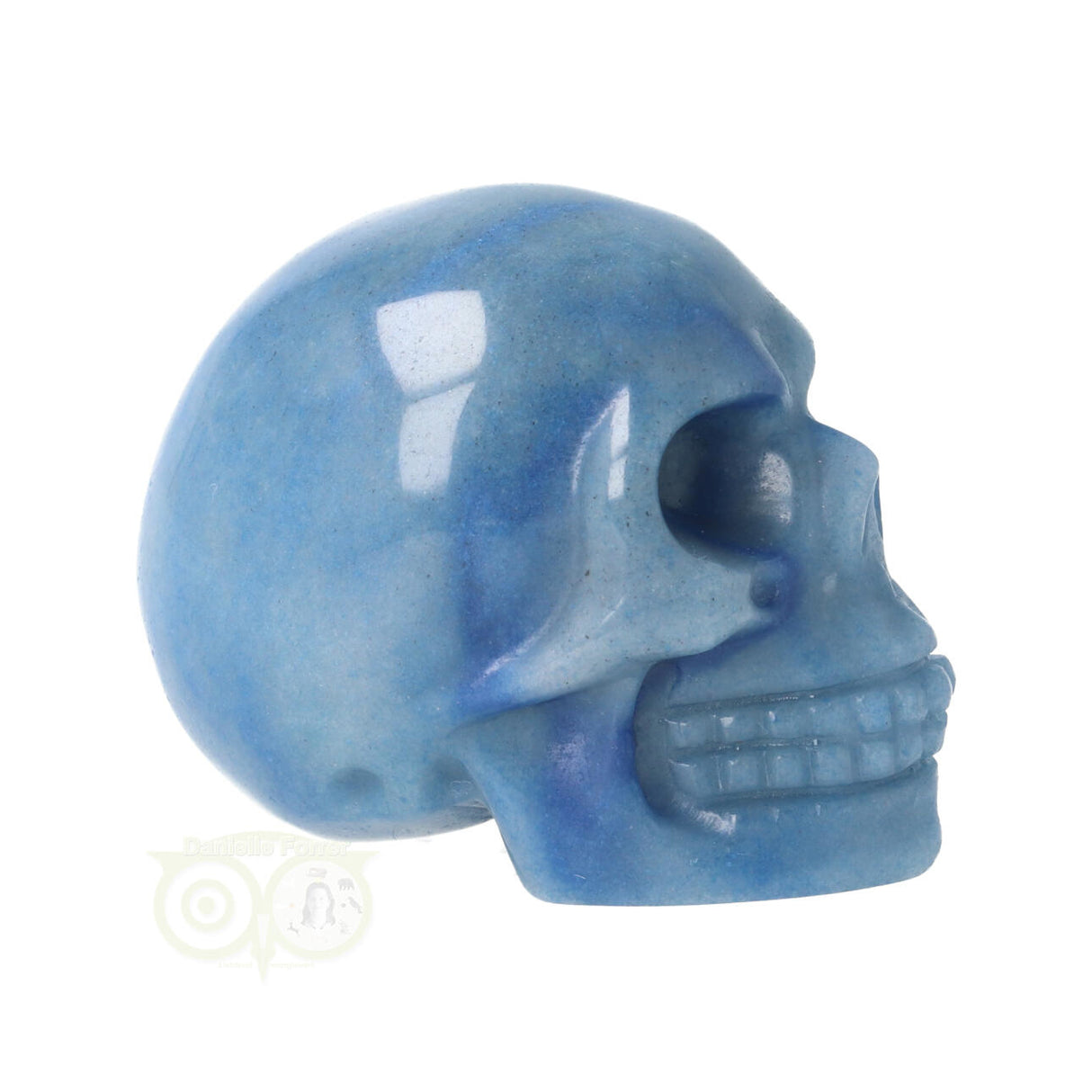 Blue Quartz Skull No. 19