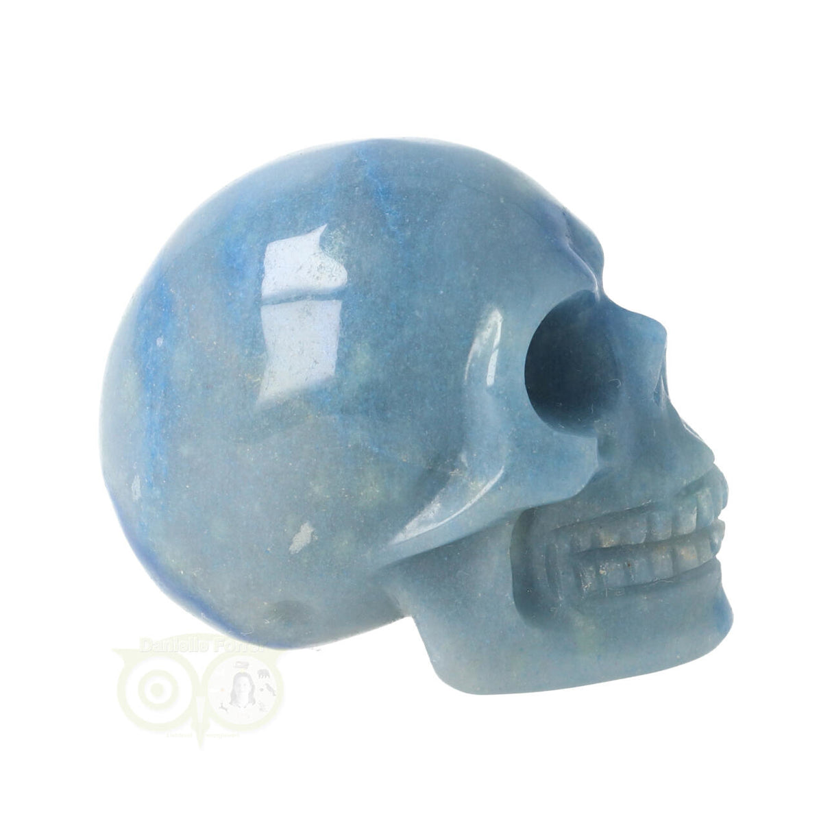 Blue Quartz Skull No. 22