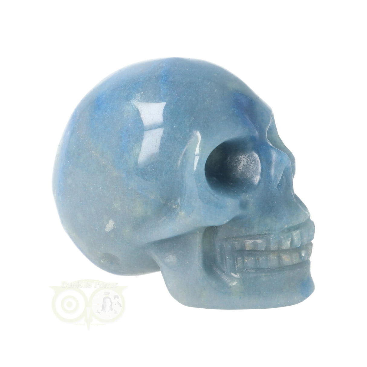 Blue Quartz Skull No. 22