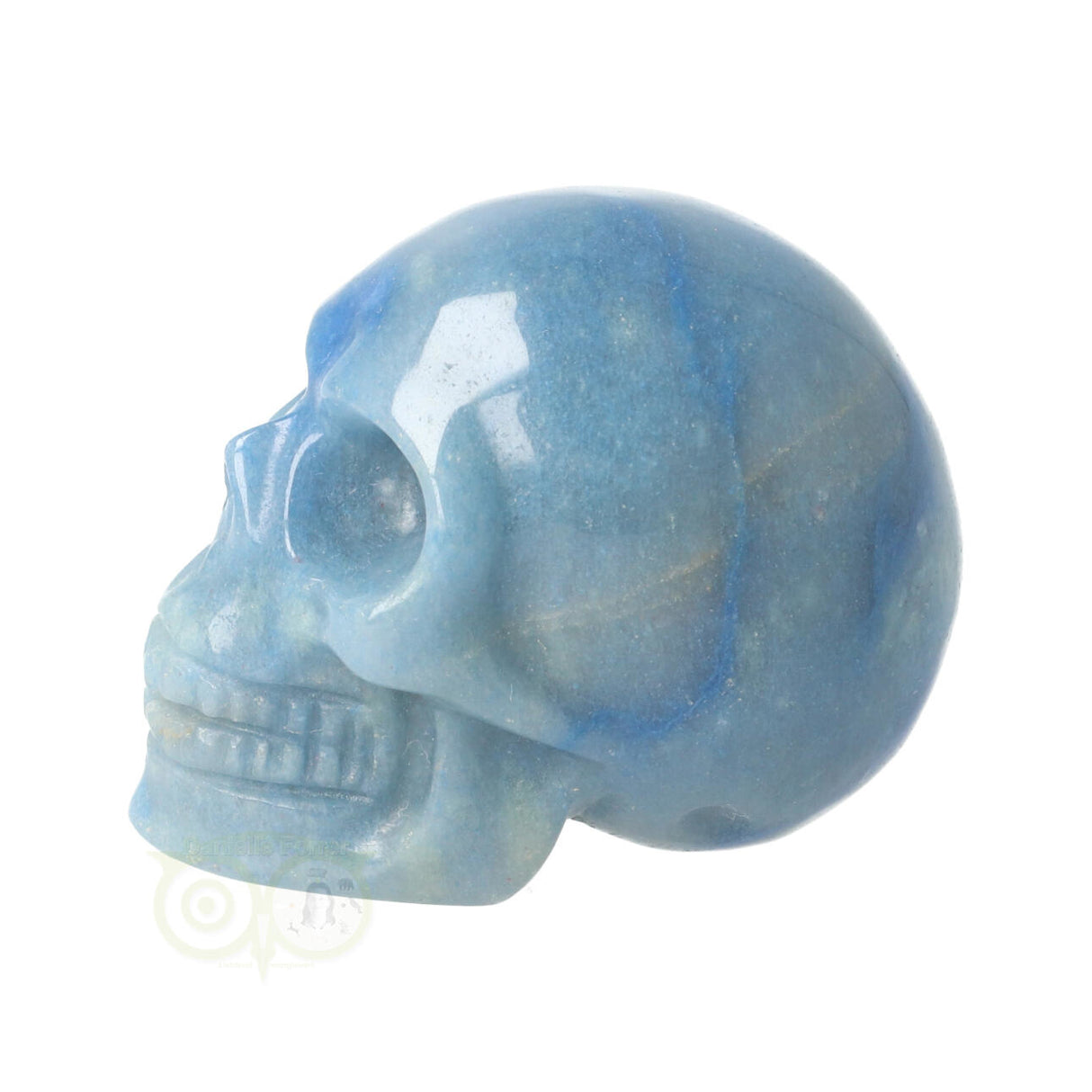 Blue Quartz Skull No. 22