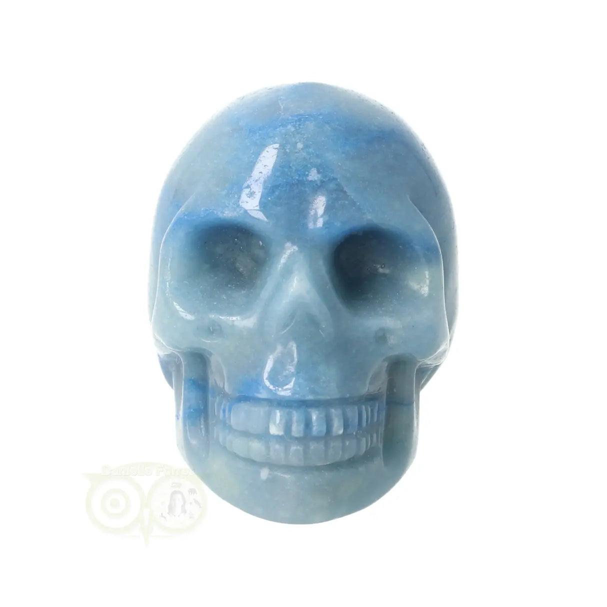 Blauwe kwarts schedel Nr 25