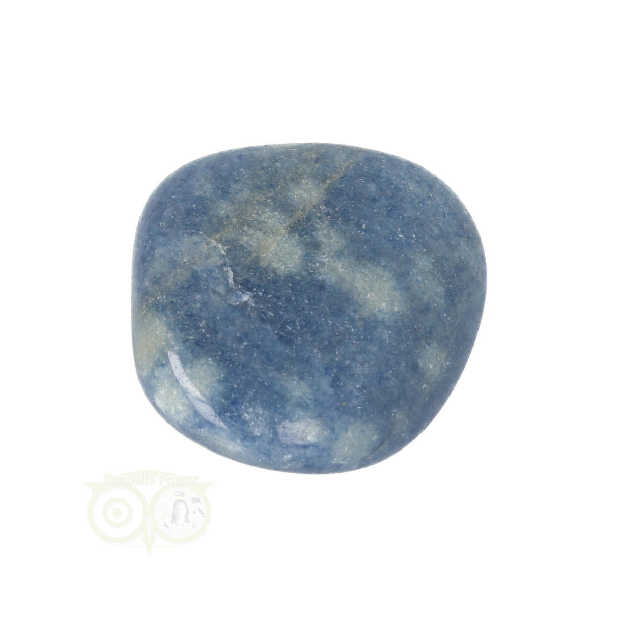 Blauwe kwarts trommelsteen Nr 16