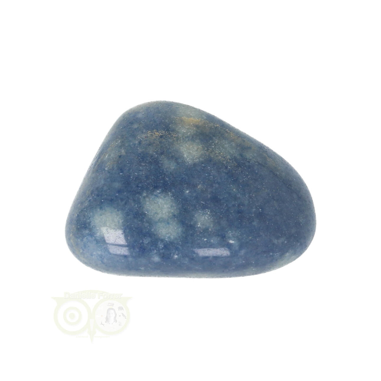 Blauwe kwarts trommelsteen Nr 16