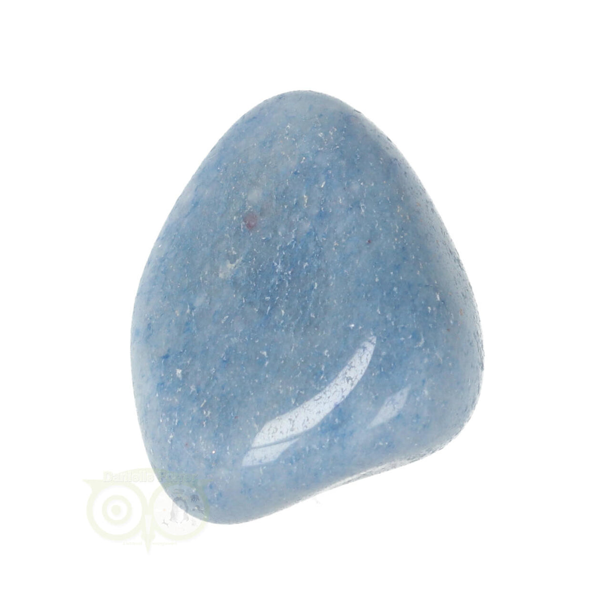 Blauwe kwarts trommelsteen Nr 21