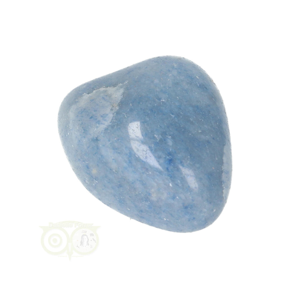 Blauwe kwarts trommelsteen Nr 21