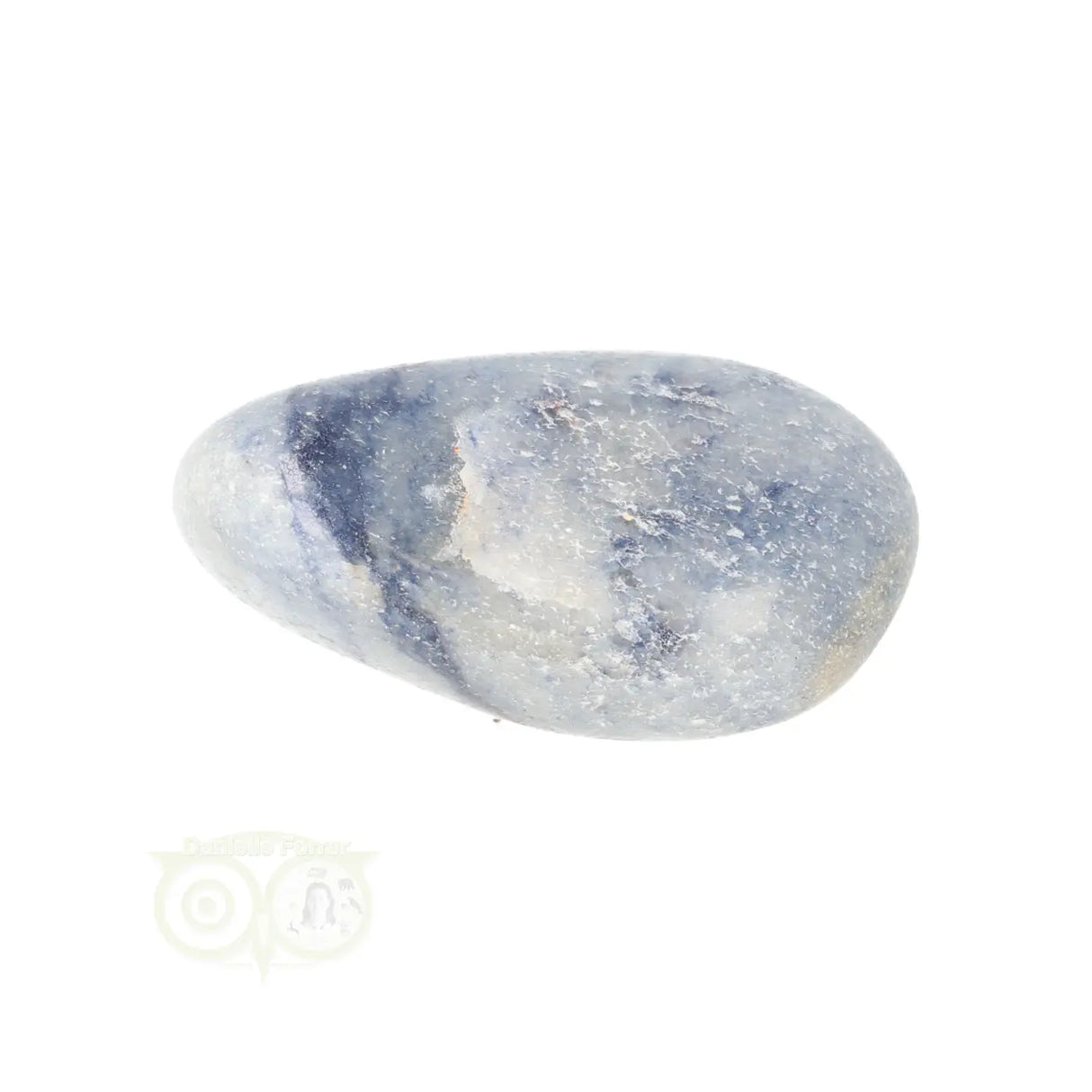 Blauwe kwarts trommelsteen Nr 23