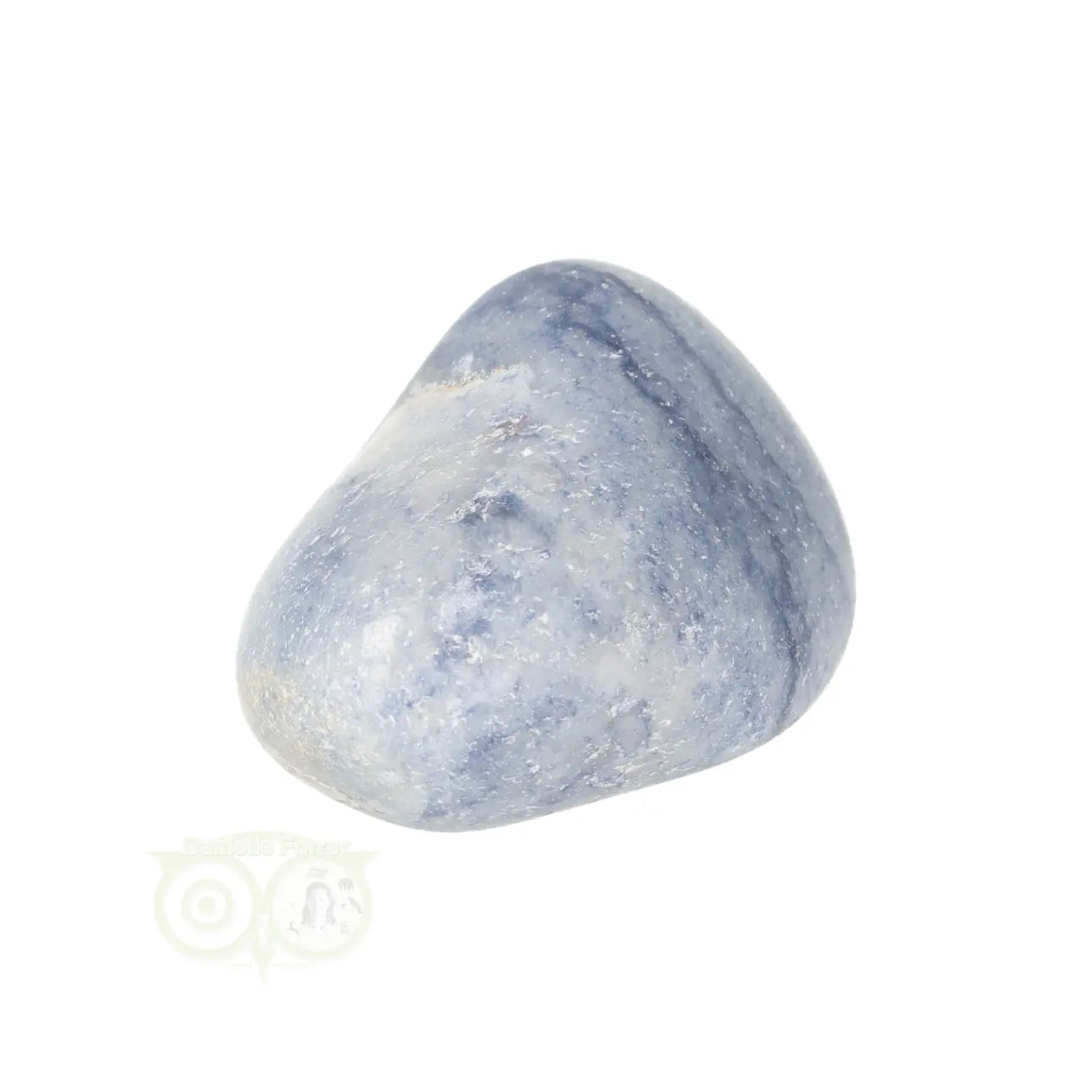 Blauwe kwarts trommelsteen Nr 23