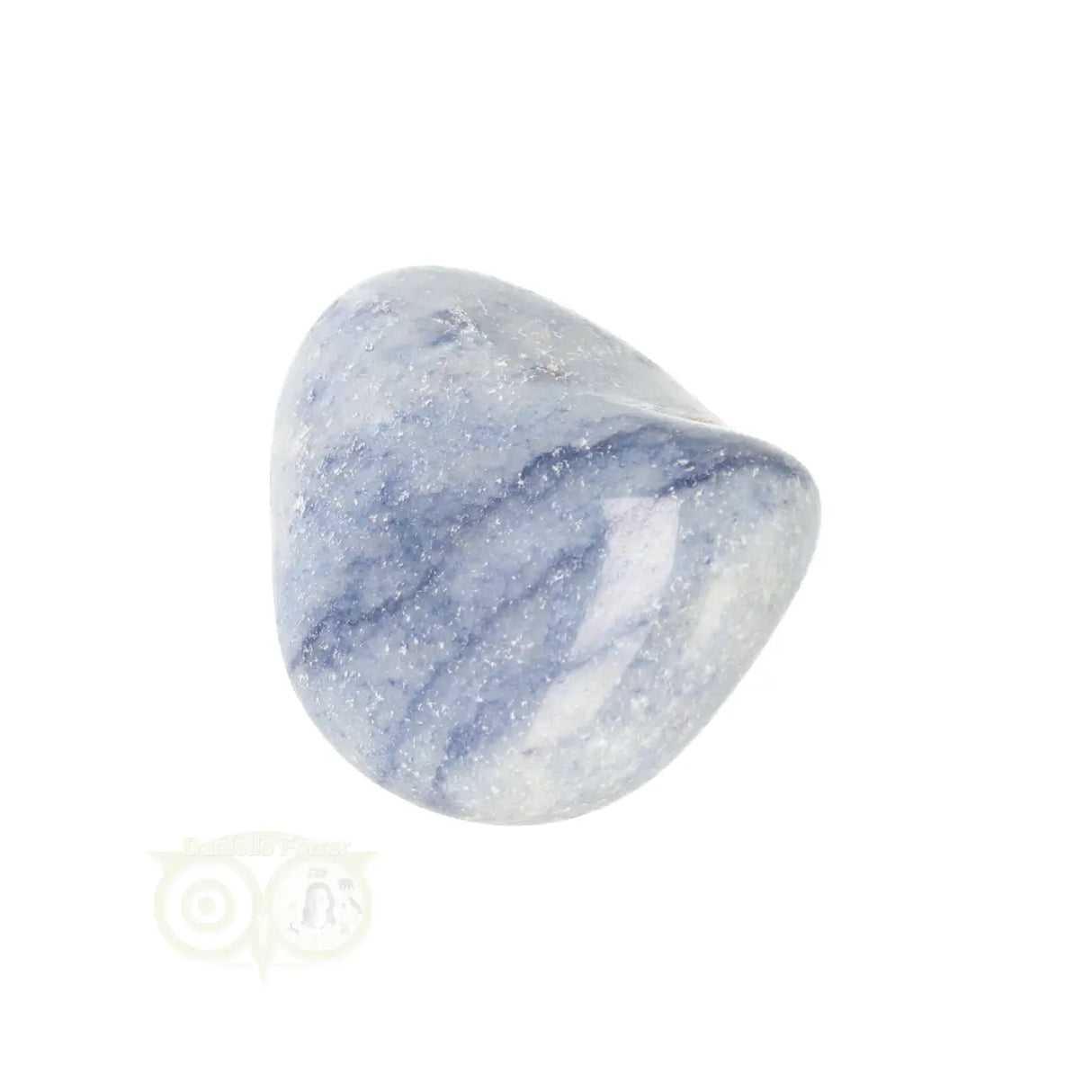 Blauwe kwarts trommelsteen Nr 23