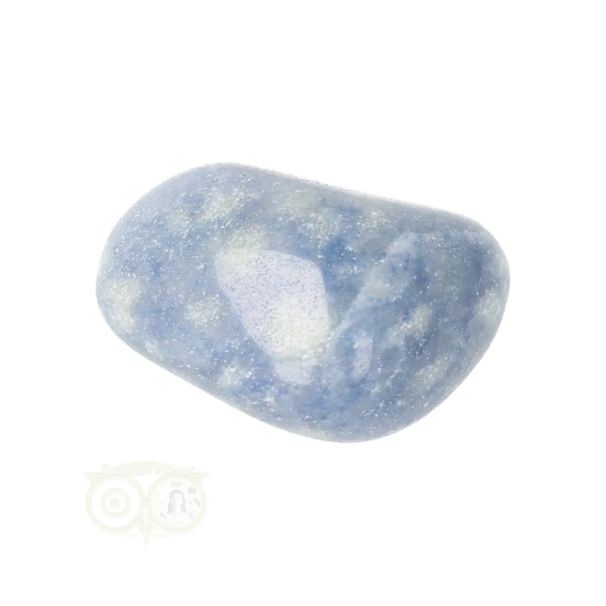 Blauwe kwarts trommelsteen Nr 25