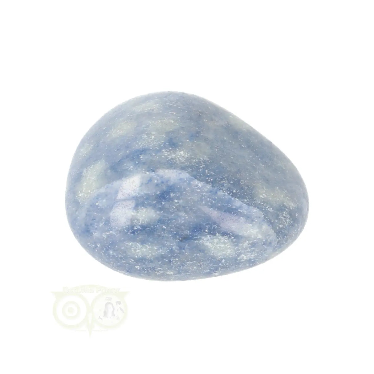 Blauwe kwarts trommelsteen Nr 25