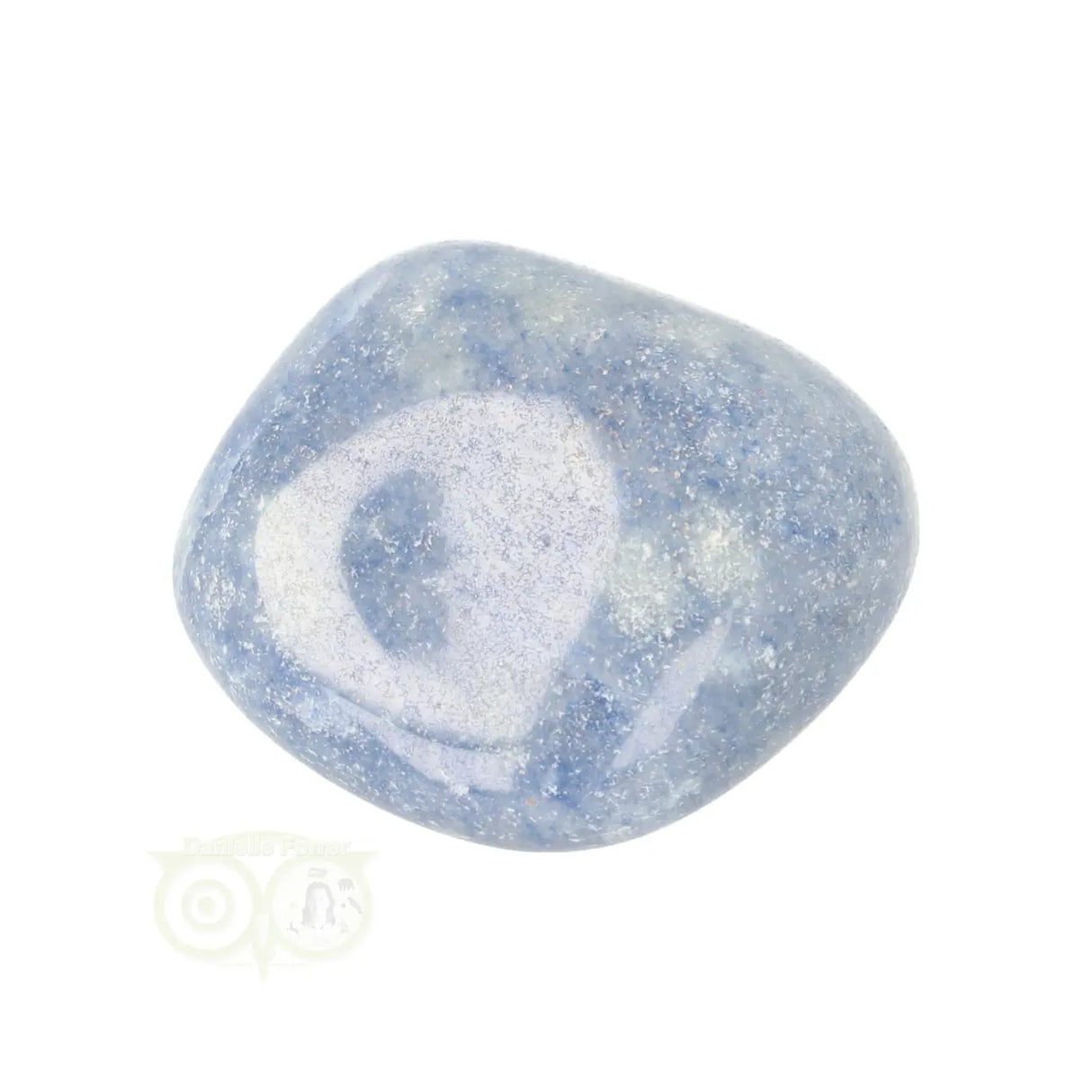 Blauwe kwarts trommelsteen Nr 25