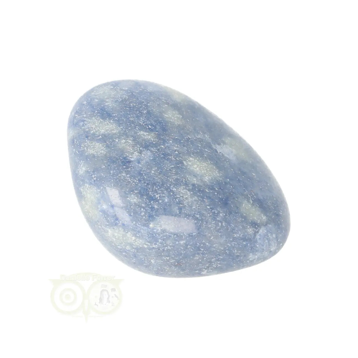 Blauwe kwarts trommelsteen Nr 25