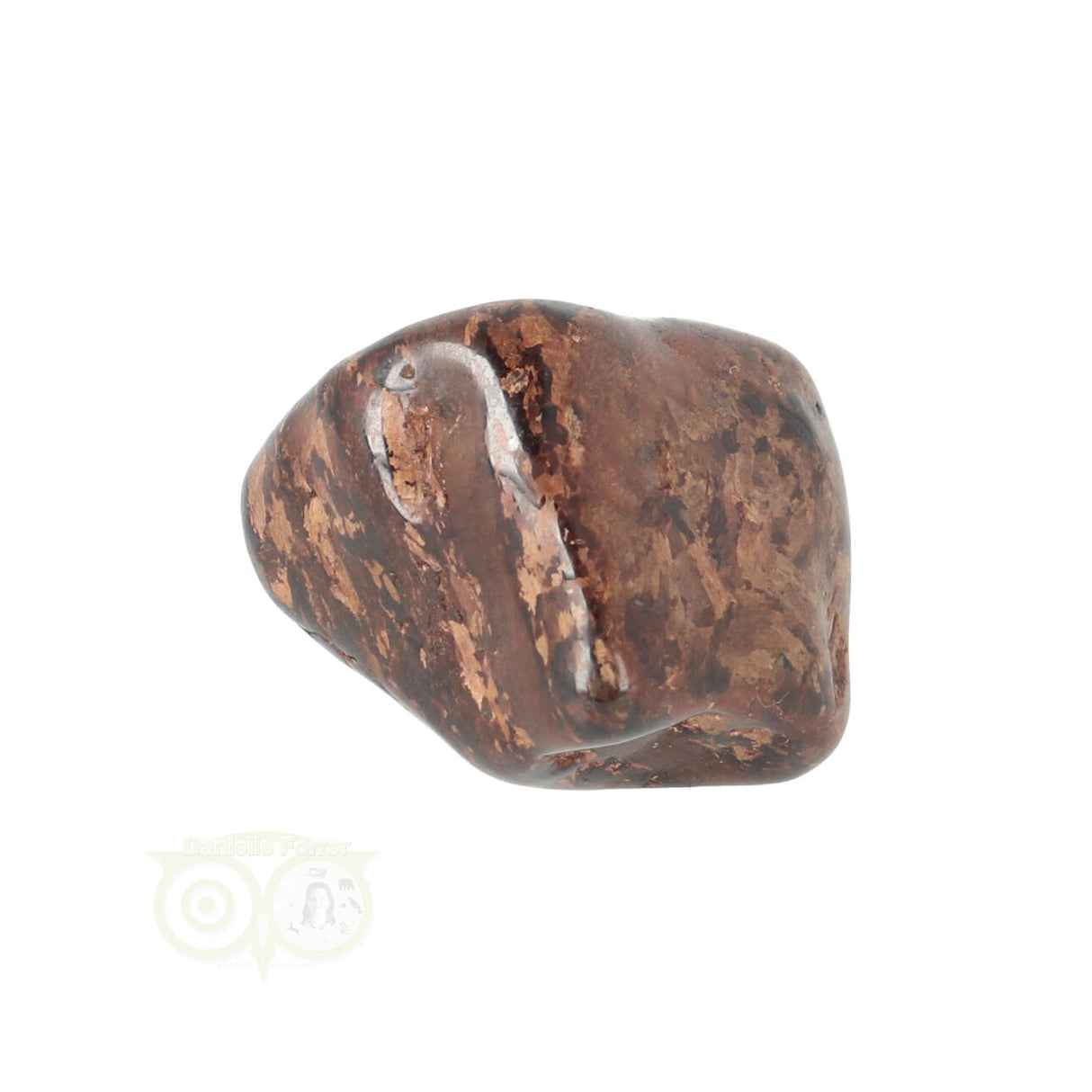 Bronzite tumbled stone No. 23