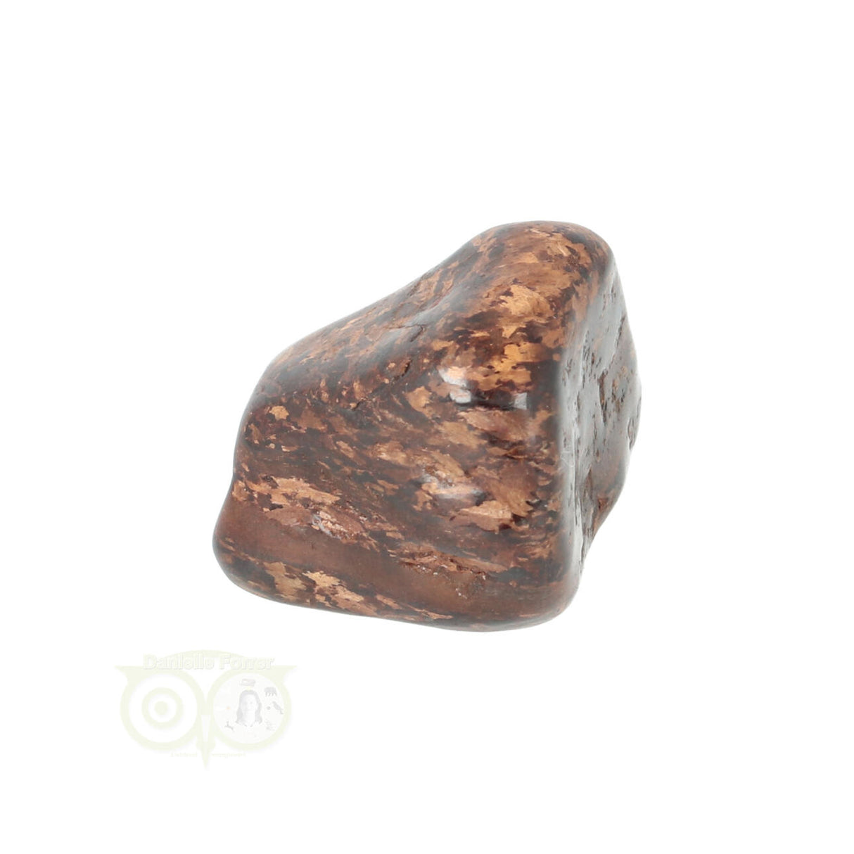 Bronzite tumbled stone No. 23