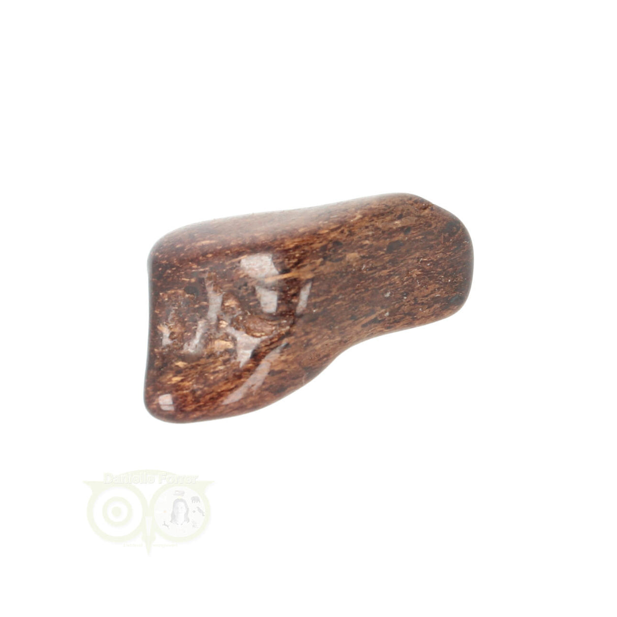 Bronzite tumbled stone No. 25