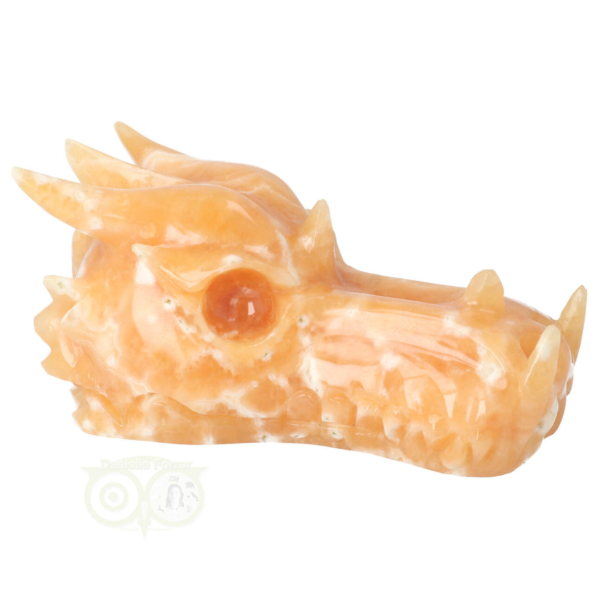 Calciet drakenschedel 778 gram