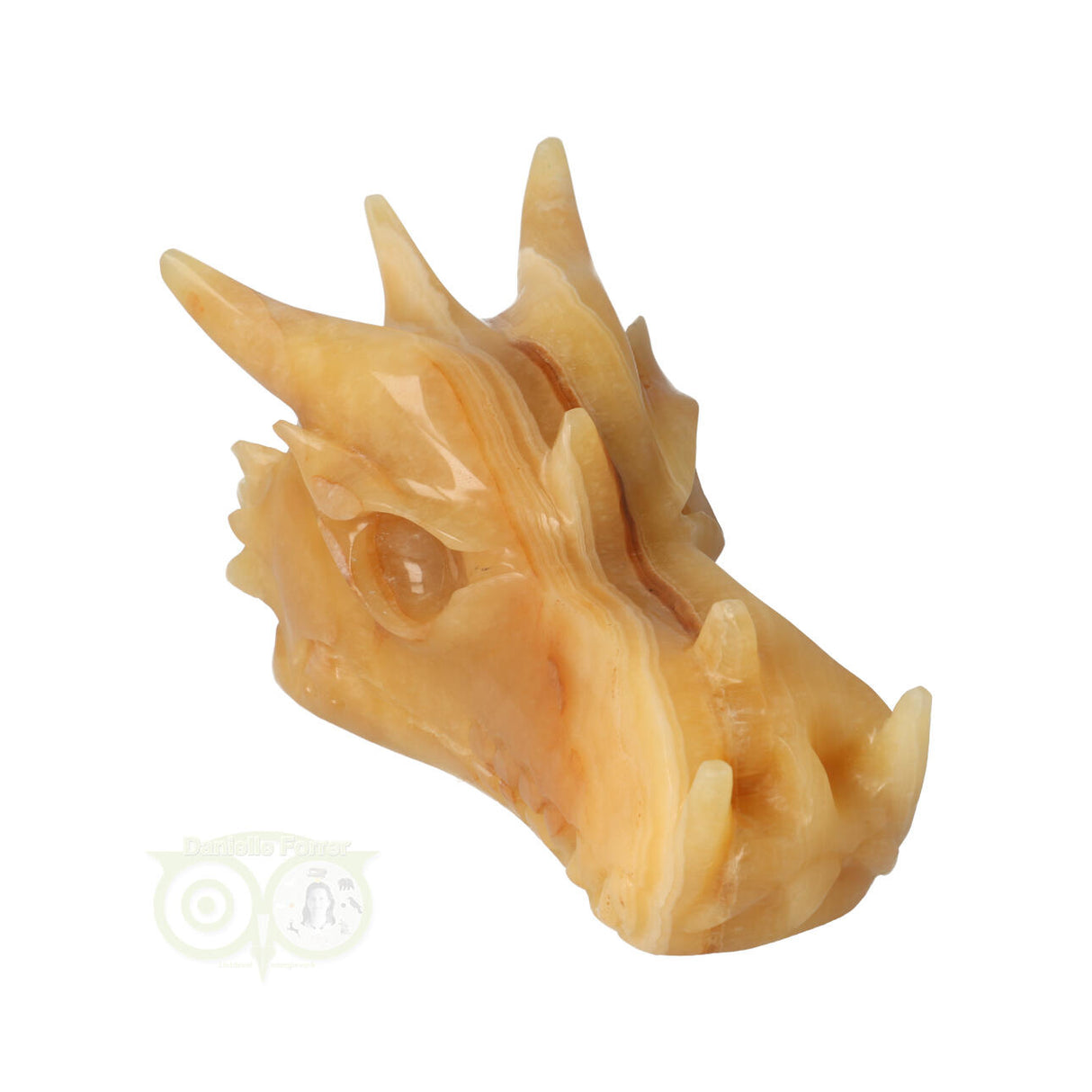 Calciet drakenschedel 782 gram