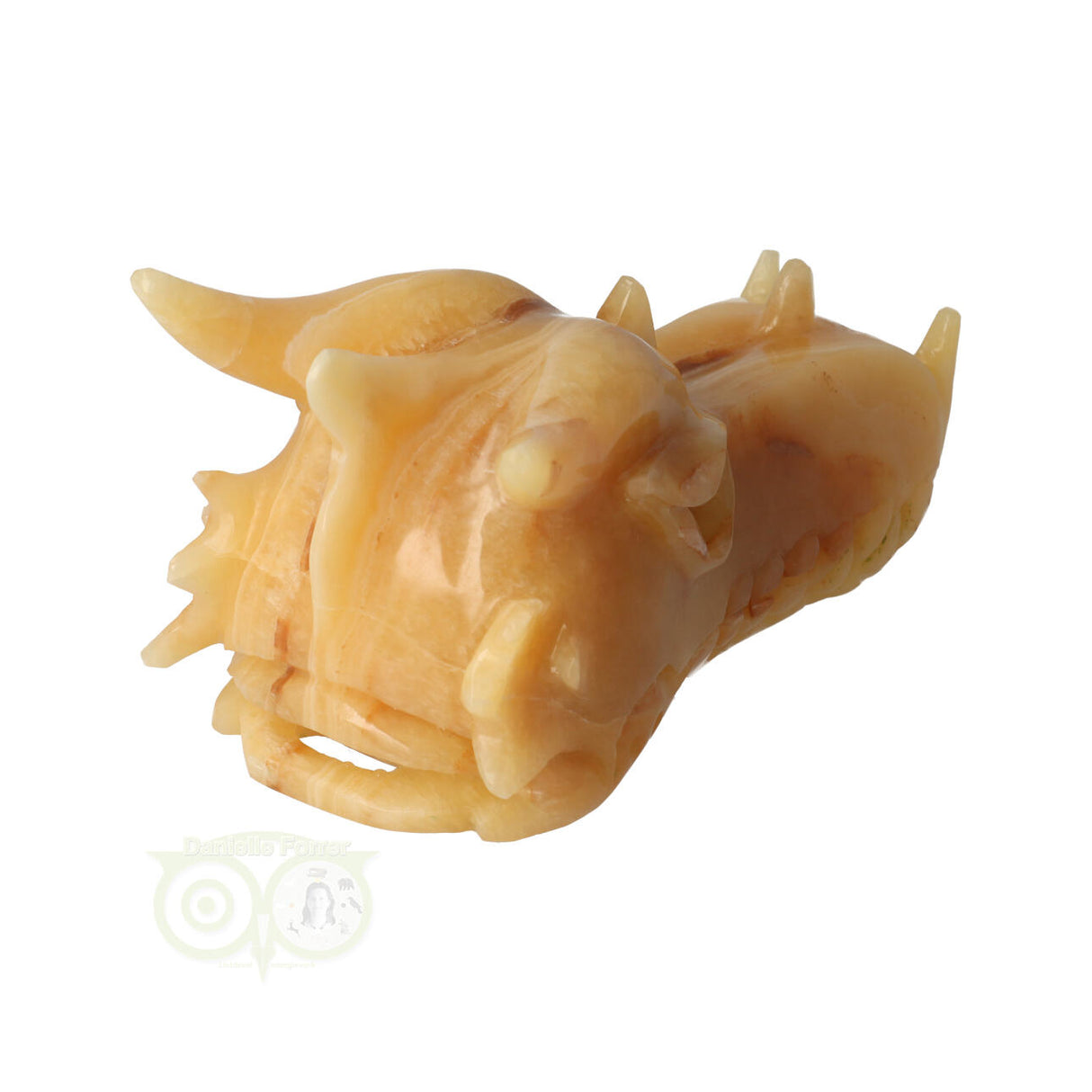 Calciet drakenschedel 782 gram