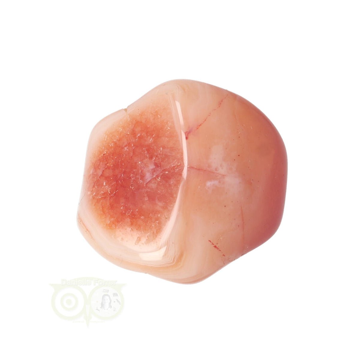 Karneol-Botswana-Achat-Kuschelstein Nr. 22