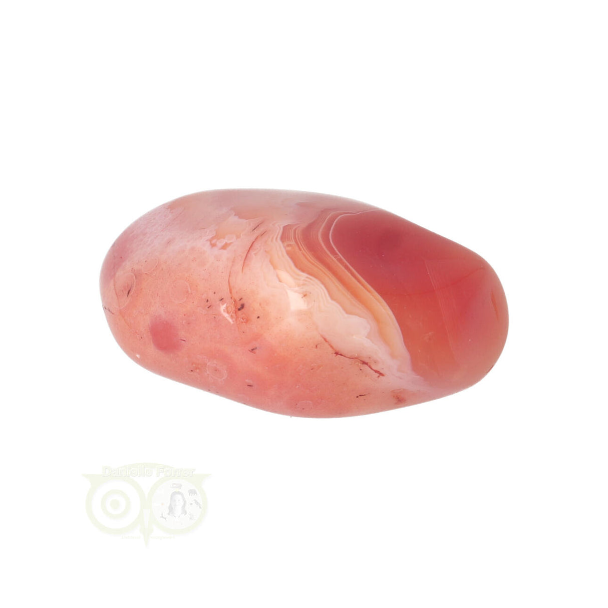 Karneol-Botswana-Achat-Kuschelstein Nr. 25