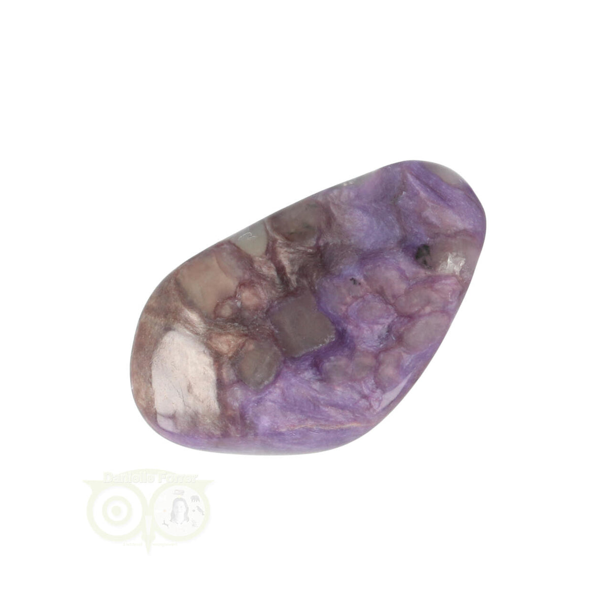 Charoite tumbled stone No. 4