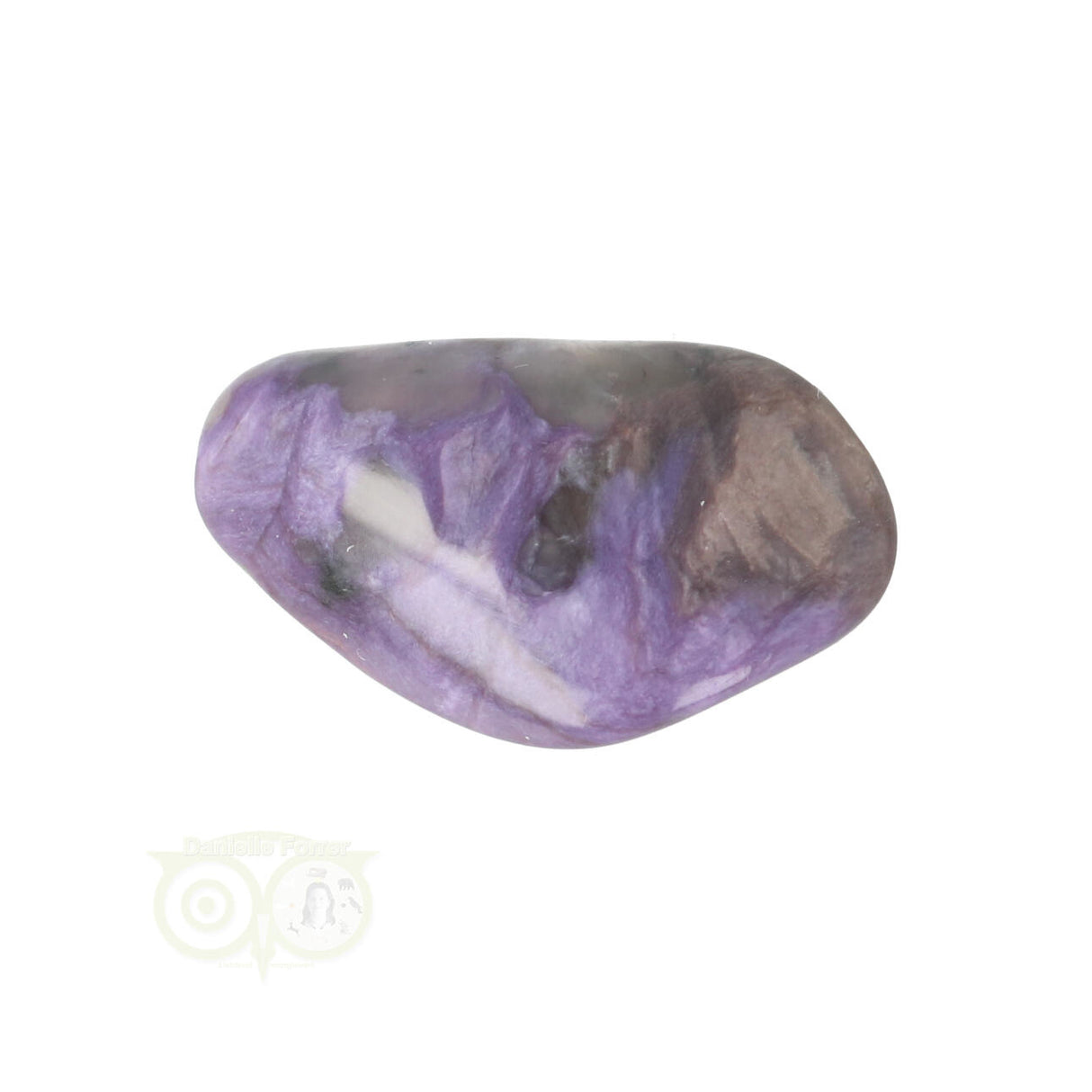 Charoite tumbled stone No. 4