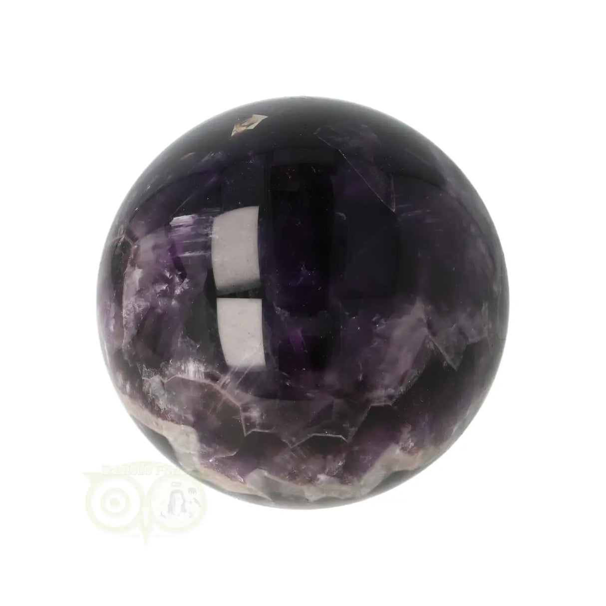 Chevron-Amethystkugel Nr. 19 - Ø 5,69 cm