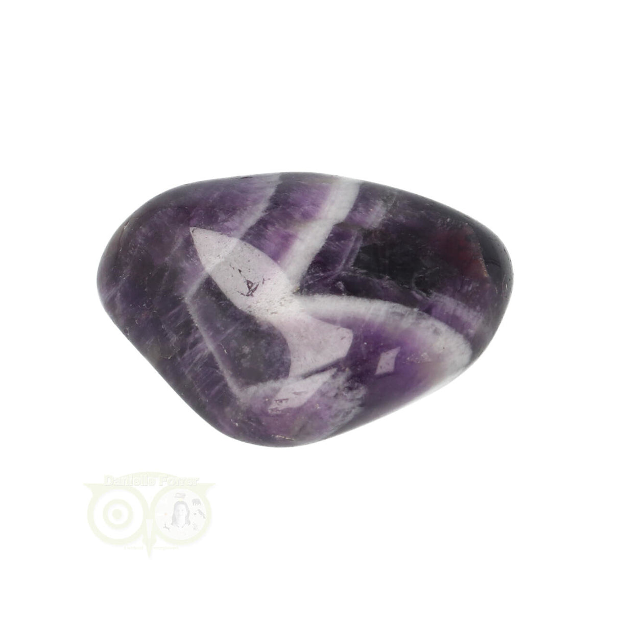 Chevron Amethist trommelsteen Nr 62