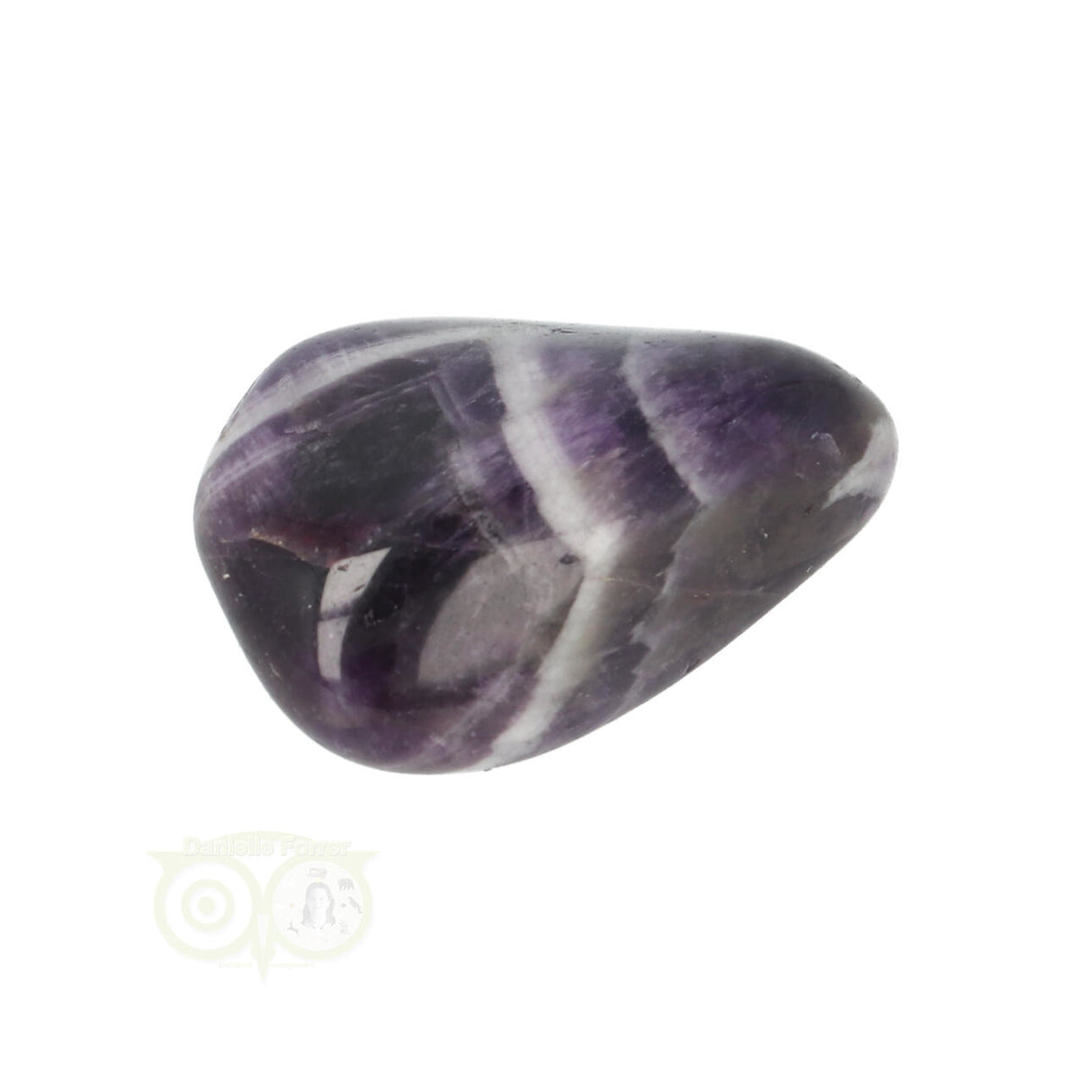Chevron Amethist trommelsteen Nr 62
