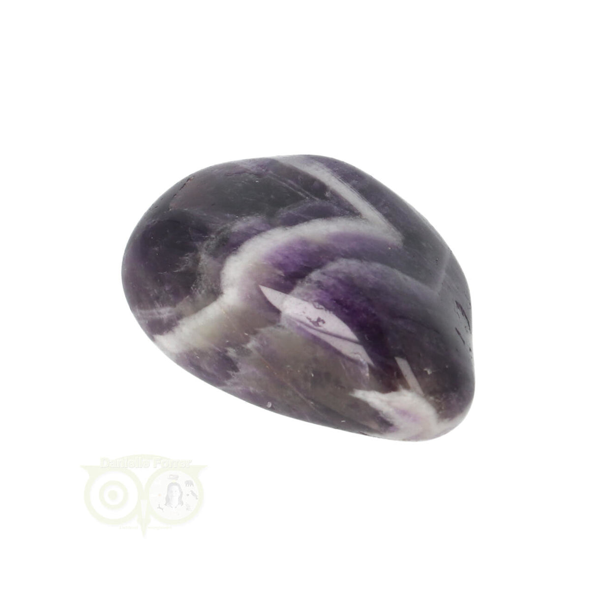 Chevron Amethist trommelsteen Nr 62