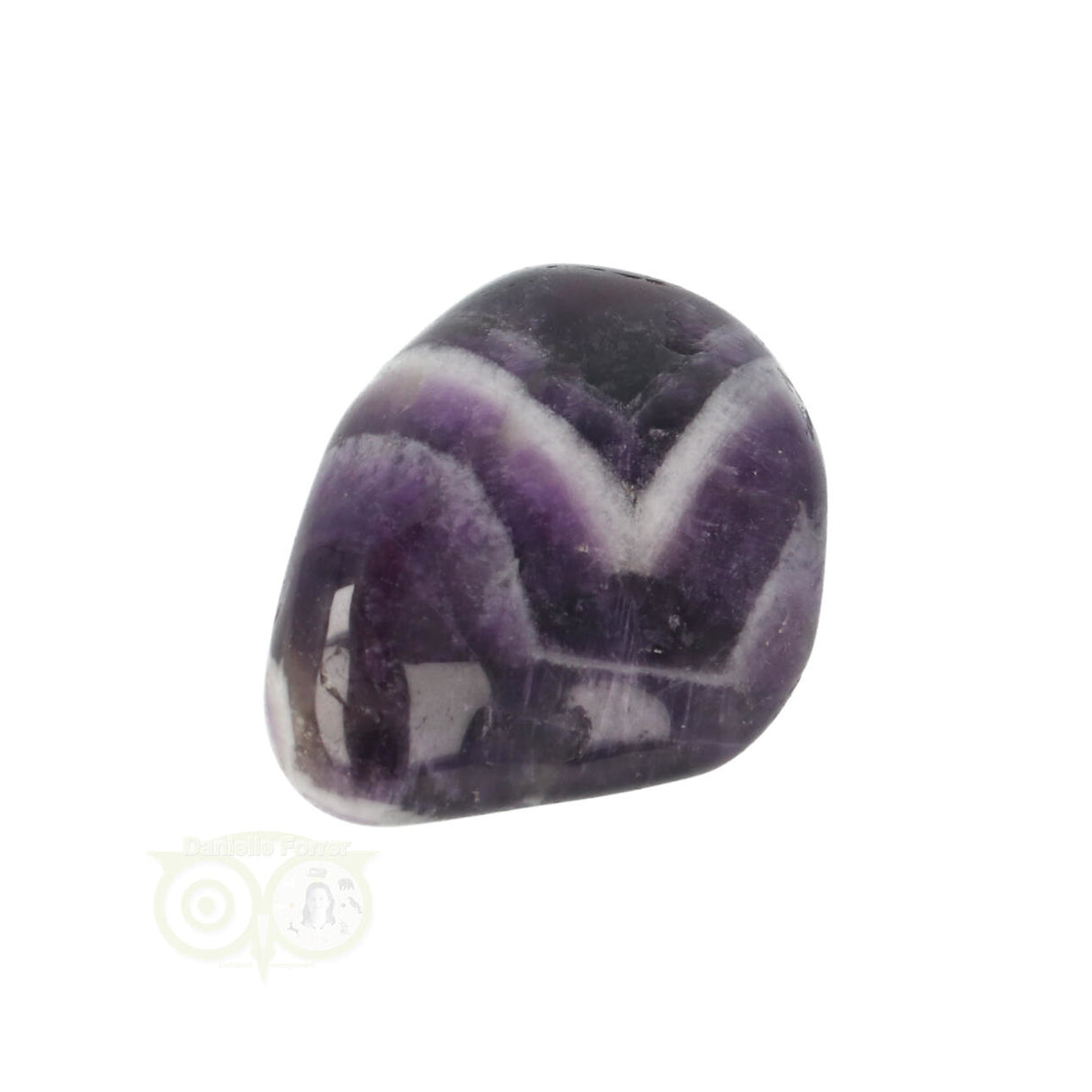Chevron Amethist trommelsteen Nr 62