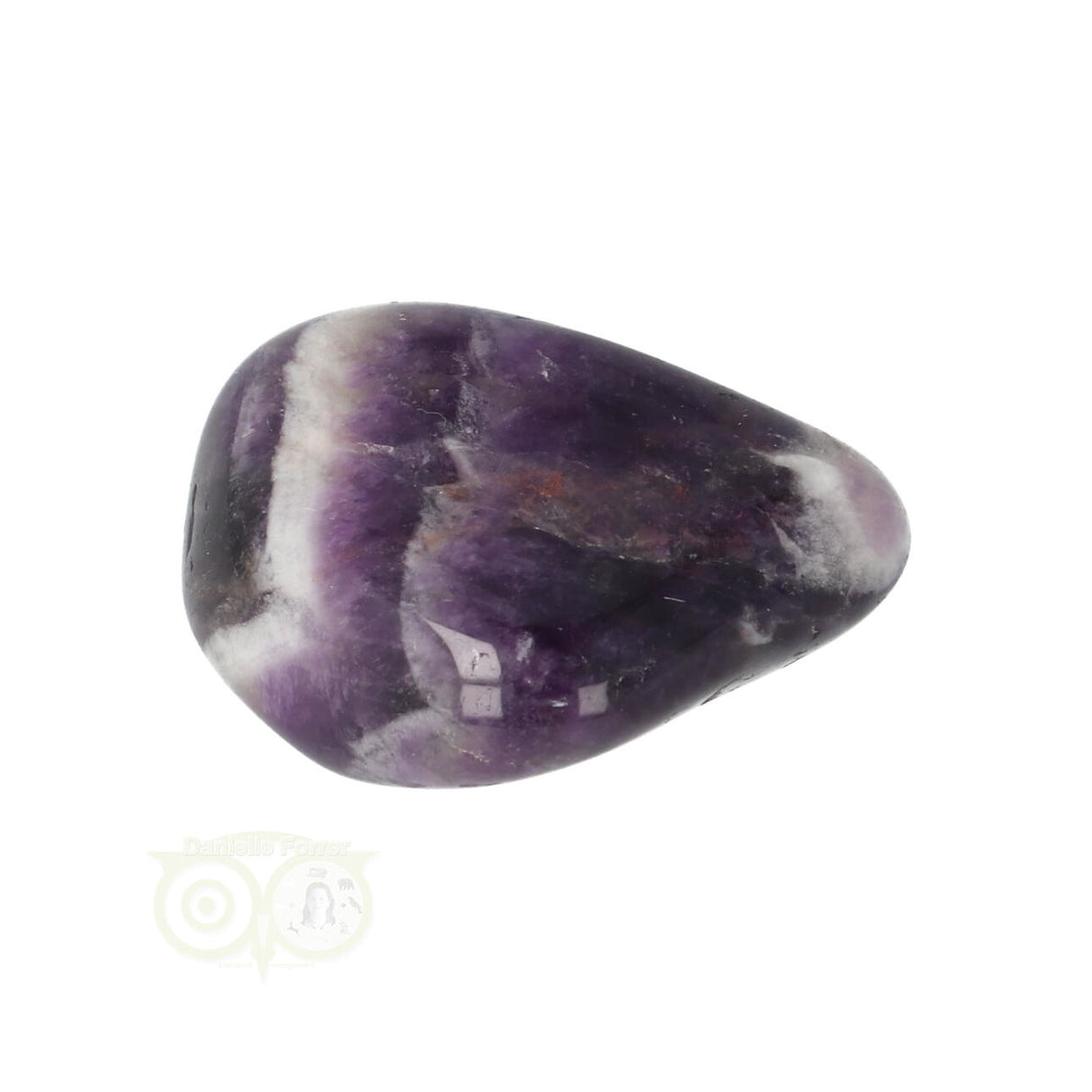 Chevron Amethist trommelsteen Nr 62