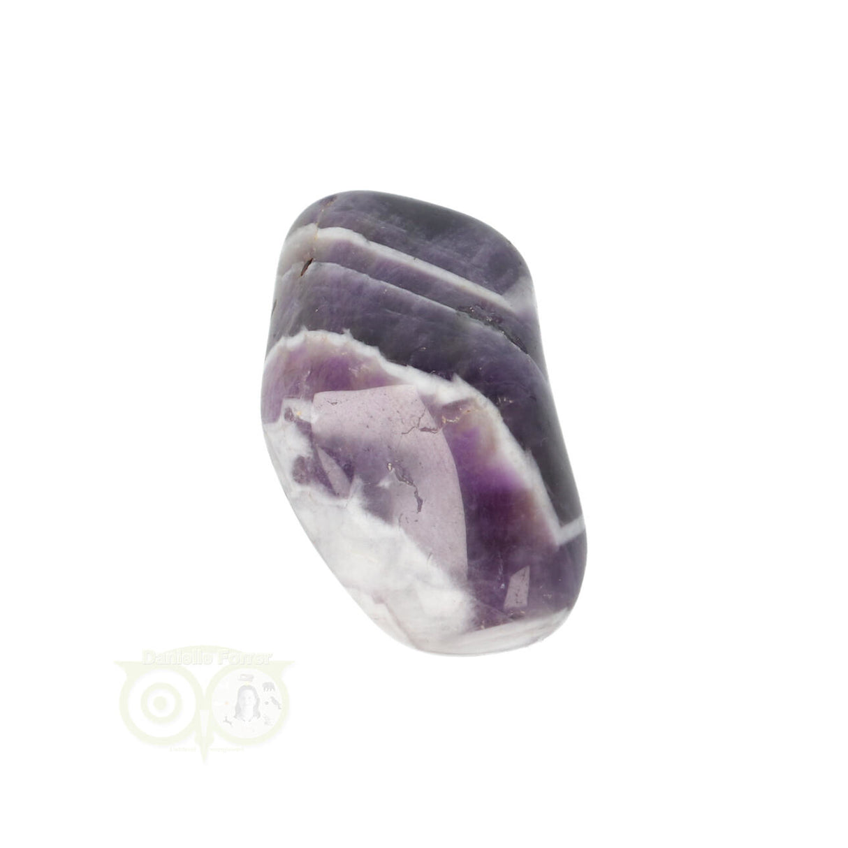 Chevron Amethist trommelsteen Nr 65