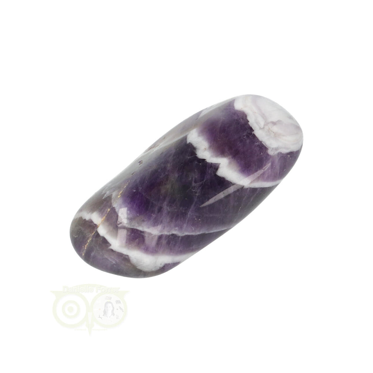 Chevron Amethist trommelsteen Nr 65