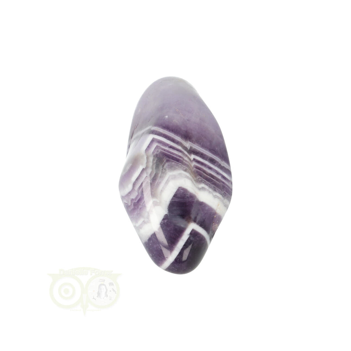 Chevron Amethist trommelsteen Nr 77