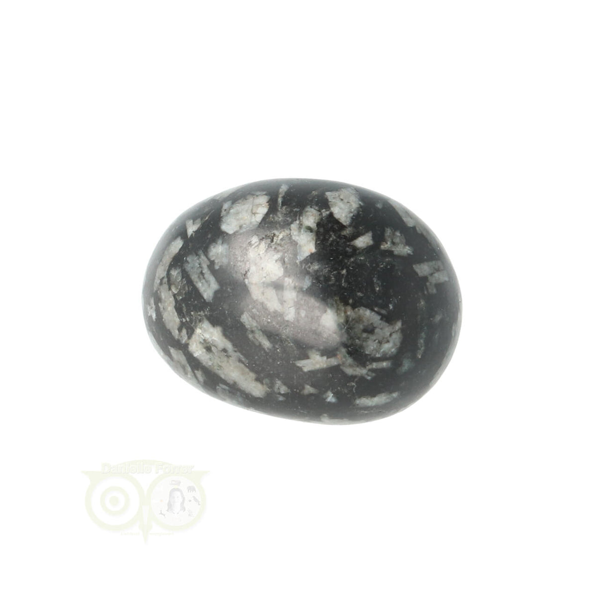 Chrysanthemum rounded tumbled stone no. 19
